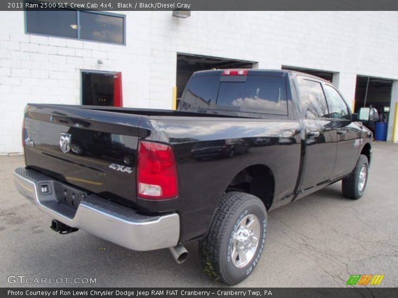 Black / Black/Diesel Gray 2013 Ram 2500 SLT Crew Cab 4x4