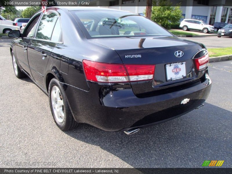Ebony Black / Gray 2006 Hyundai Sonata GLS V6