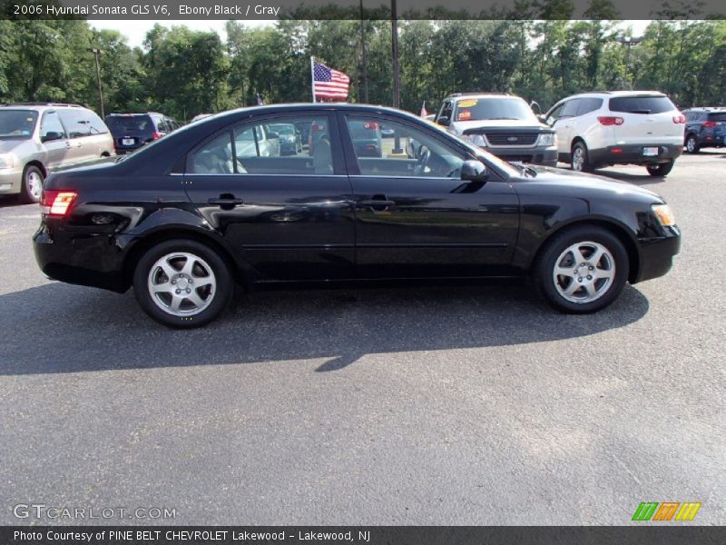 Ebony Black / Gray 2006 Hyundai Sonata GLS V6