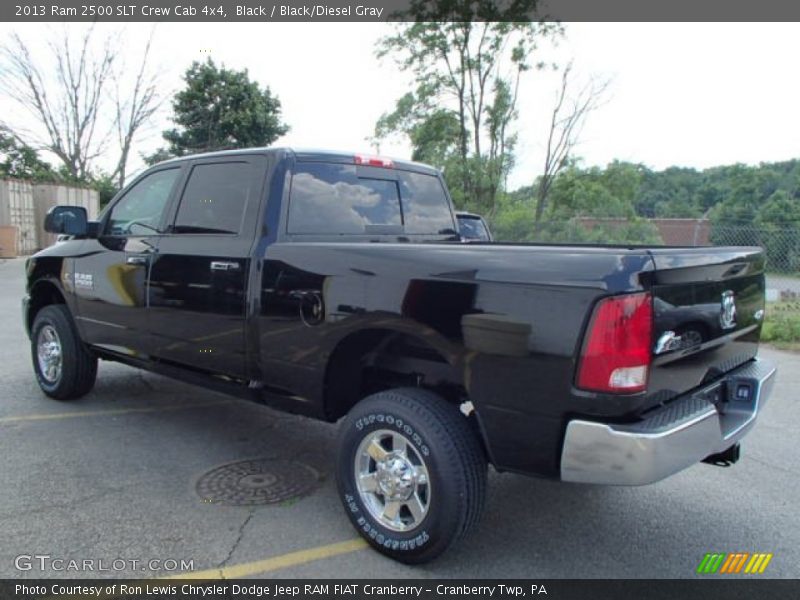 Black / Black/Diesel Gray 2013 Ram 2500 SLT Crew Cab 4x4