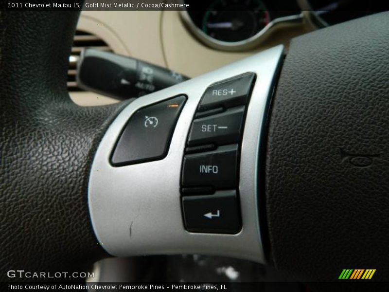 Gold Mist Metallic / Cocoa/Cashmere 2011 Chevrolet Malibu LS