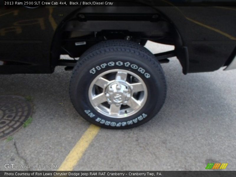 Black / Black/Diesel Gray 2013 Ram 2500 SLT Crew Cab 4x4