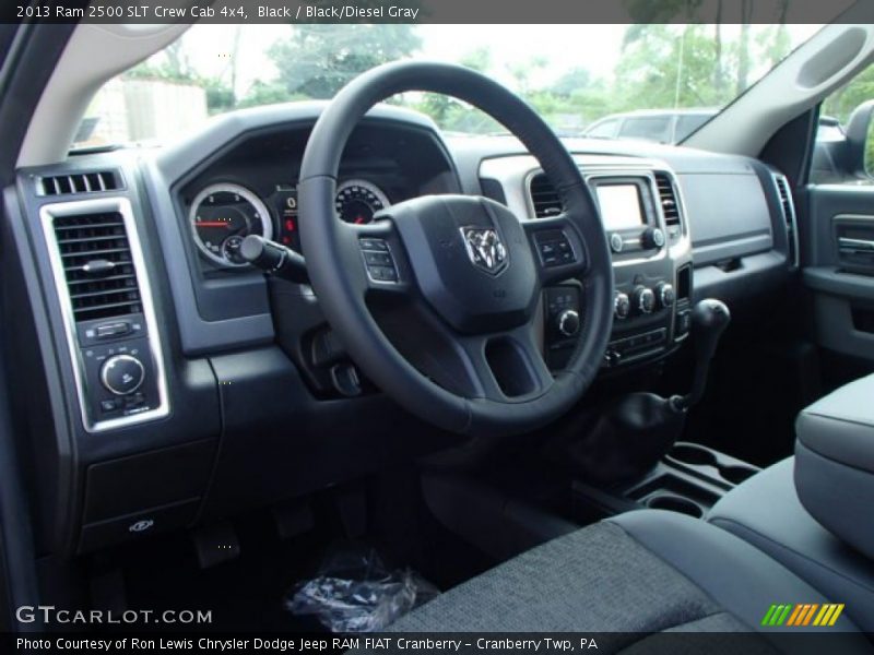 Black / Black/Diesel Gray 2013 Ram 2500 SLT Crew Cab 4x4