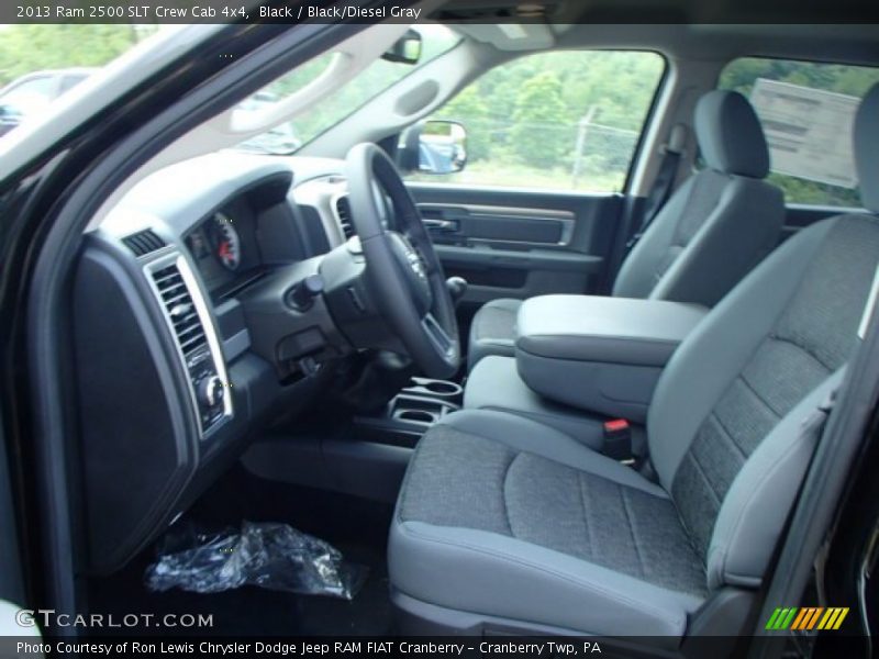 Black / Black/Diesel Gray 2013 Ram 2500 SLT Crew Cab 4x4
