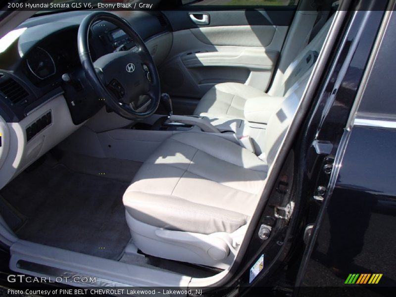 Ebony Black / Gray 2006 Hyundai Sonata GLS V6