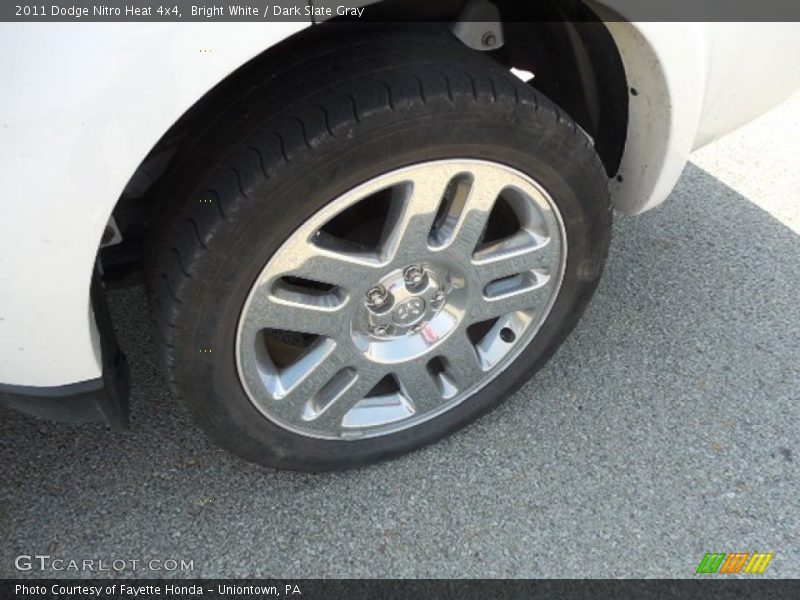 Bright White / Dark Slate Gray 2011 Dodge Nitro Heat 4x4