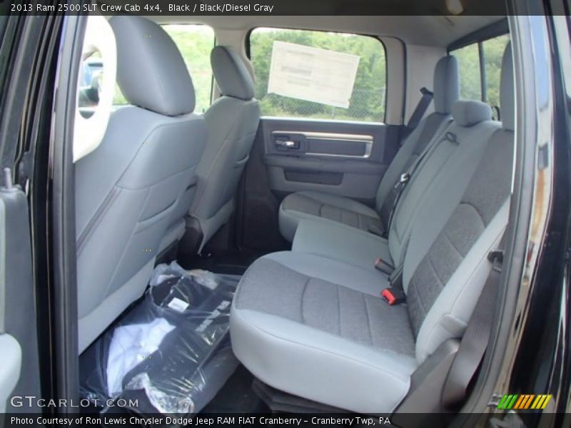 Black / Black/Diesel Gray 2013 Ram 2500 SLT Crew Cab 4x4