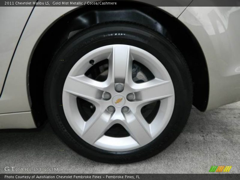 Gold Mist Metallic / Cocoa/Cashmere 2011 Chevrolet Malibu LS