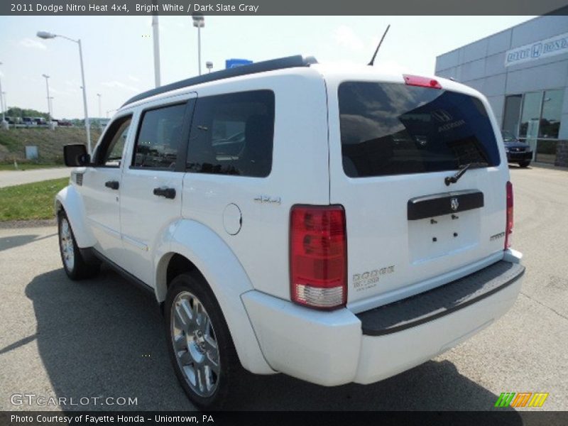 Bright White / Dark Slate Gray 2011 Dodge Nitro Heat 4x4
