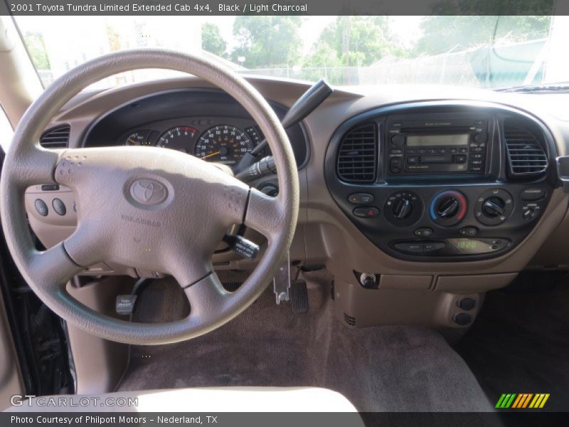 Black / Light Charcoal 2001 Toyota Tundra Limited Extended Cab 4x4