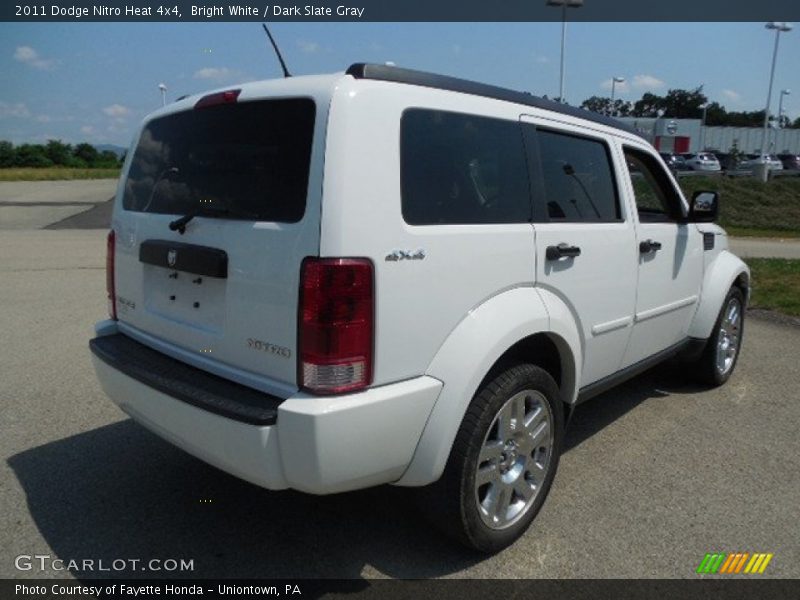 Bright White / Dark Slate Gray 2011 Dodge Nitro Heat 4x4