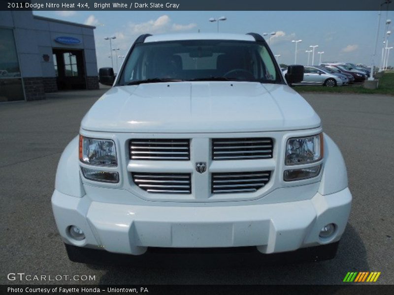 Bright White / Dark Slate Gray 2011 Dodge Nitro Heat 4x4