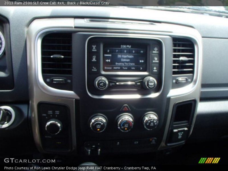 Black / Black/Diesel Gray 2013 Ram 2500 SLT Crew Cab 4x4