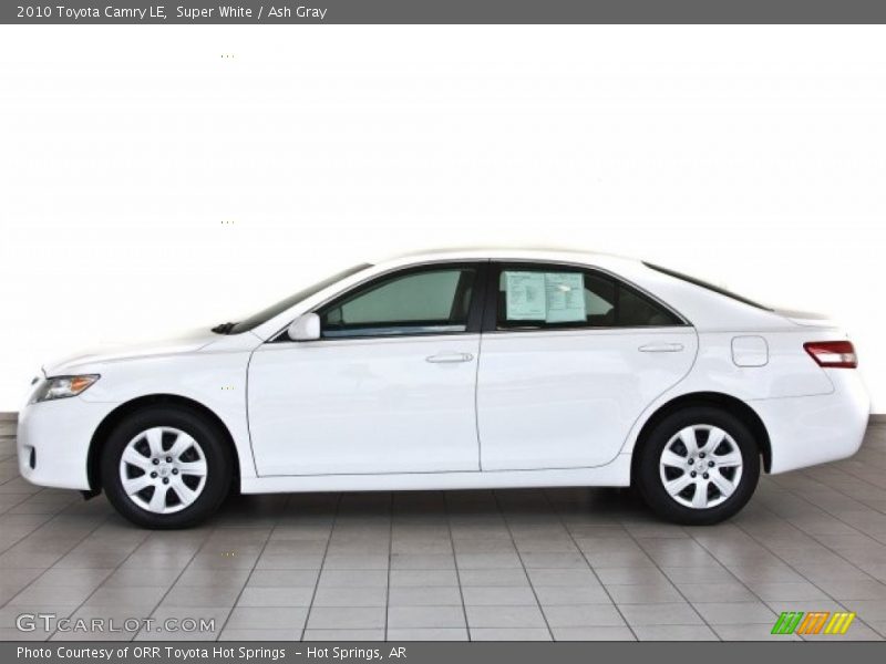 Super White / Ash Gray 2010 Toyota Camry LE