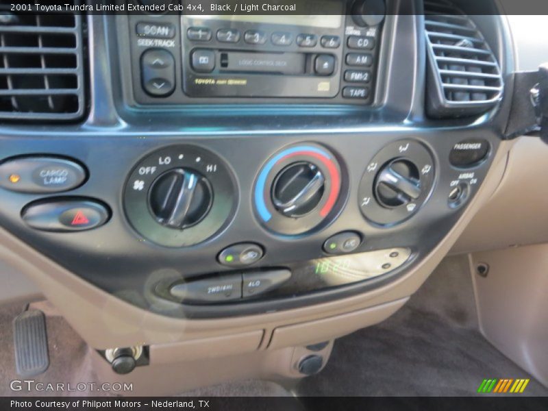 Black / Light Charcoal 2001 Toyota Tundra Limited Extended Cab 4x4