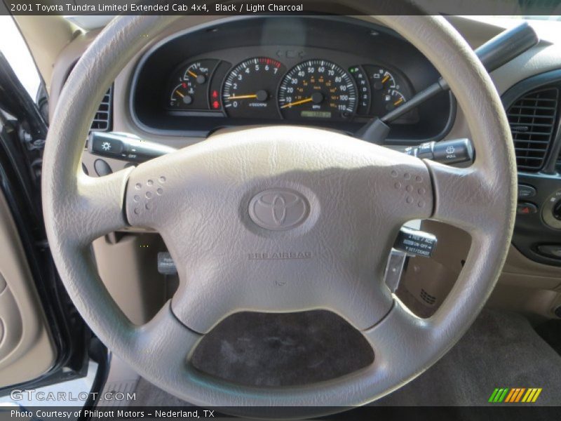 Black / Light Charcoal 2001 Toyota Tundra Limited Extended Cab 4x4
