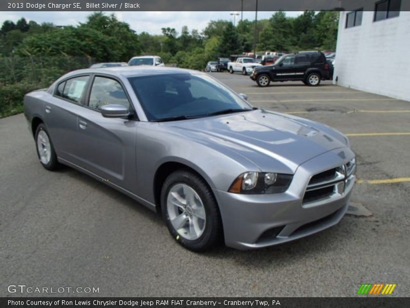 Billet Silver / Black 2013 Dodge Charger SE