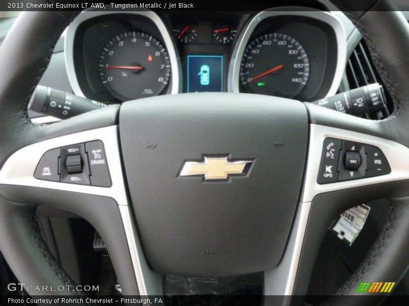 Tungsten Metallic / Jet Black 2013 Chevrolet Equinox LT AWD