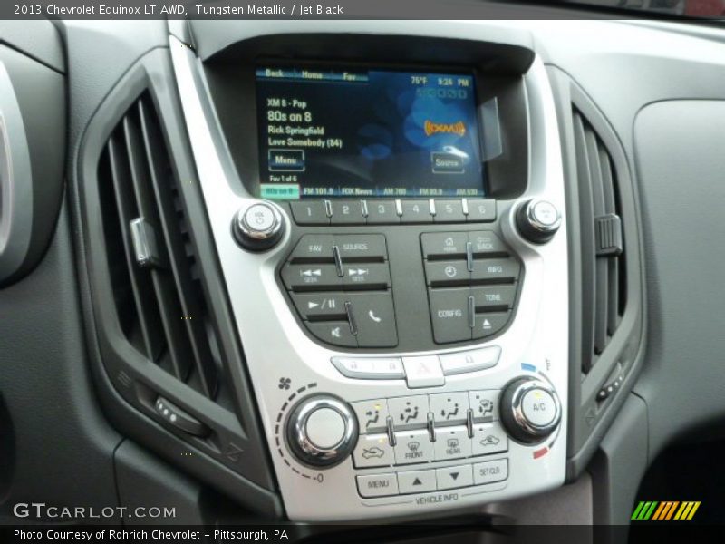 Tungsten Metallic / Jet Black 2013 Chevrolet Equinox LT AWD