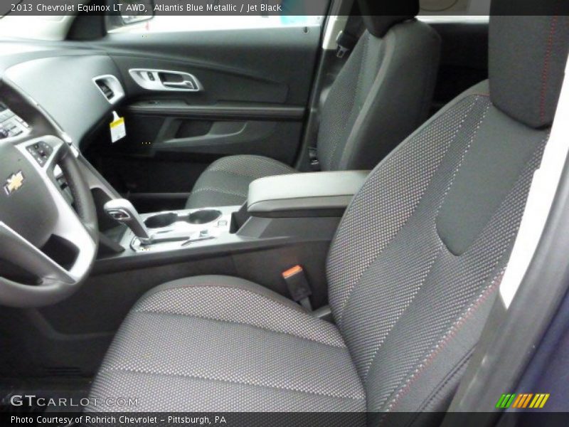Atlantis Blue Metallic / Jet Black 2013 Chevrolet Equinox LT AWD