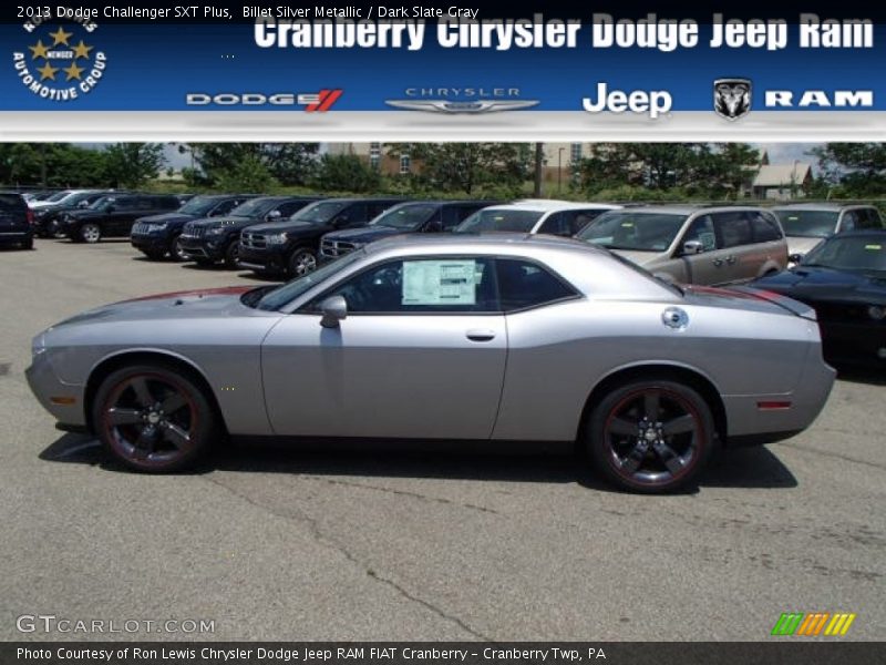 Billet Silver Metallic / Dark Slate Gray 2013 Dodge Challenger SXT Plus