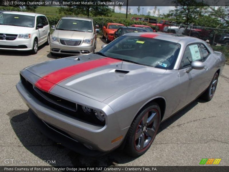 Billet Silver Metallic / Dark Slate Gray 2013 Dodge Challenger SXT Plus