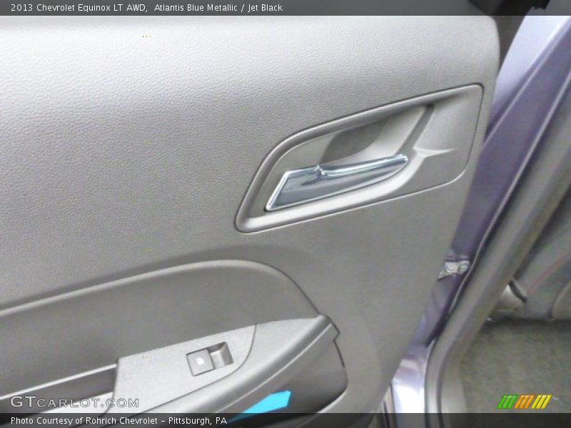 Atlantis Blue Metallic / Jet Black 2013 Chevrolet Equinox LT AWD