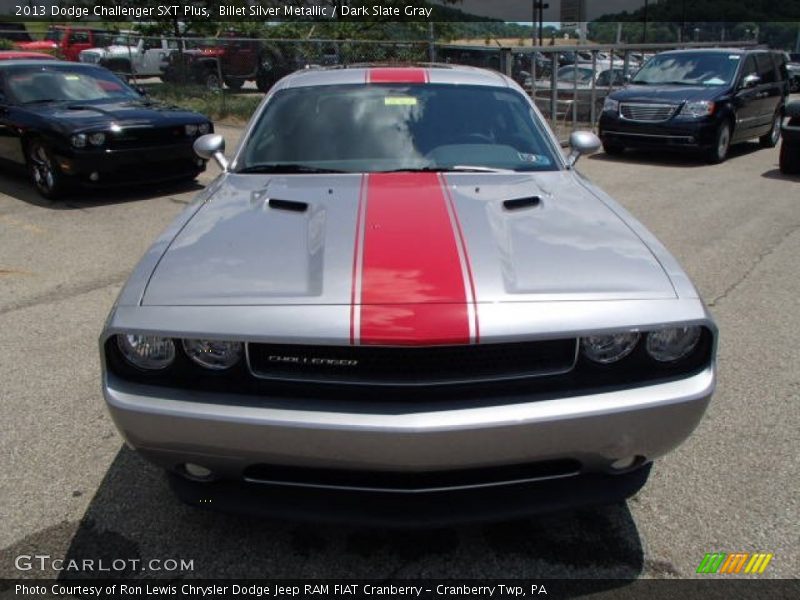 Billet Silver Metallic / Dark Slate Gray 2013 Dodge Challenger SXT Plus