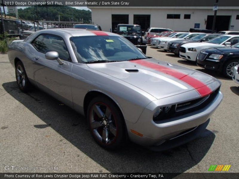 Billet Silver Metallic / Dark Slate Gray 2013 Dodge Challenger SXT Plus