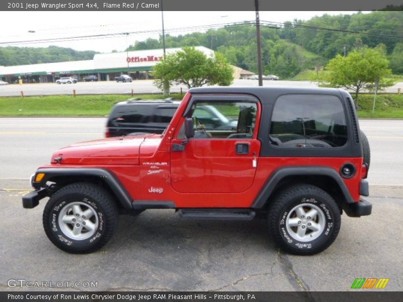  2001 Wrangler Sport 4x4 Flame Red