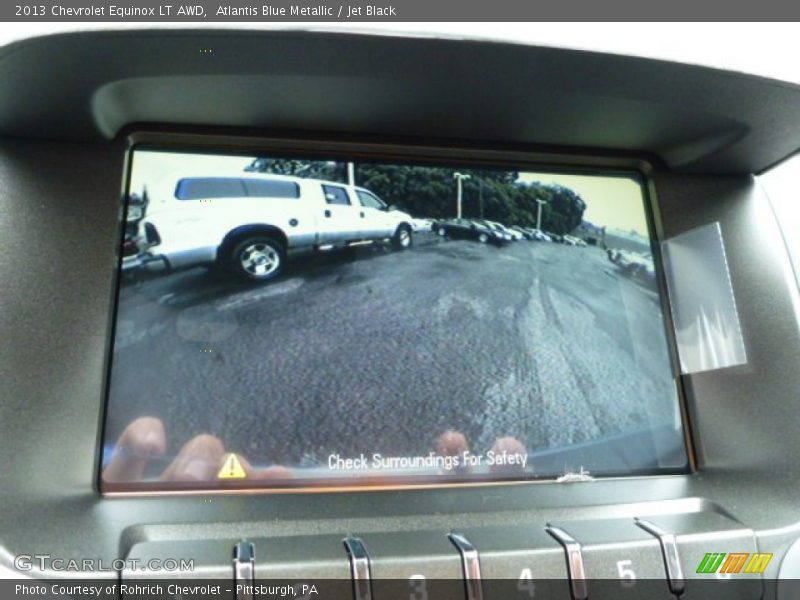 Atlantis Blue Metallic / Jet Black 2013 Chevrolet Equinox LT AWD