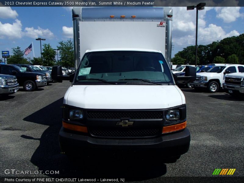 Summit White / Medium Pewter 2013 Chevrolet Express Cutaway 3500 Moving Van