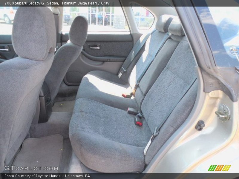 Rear Seat of 2000 Legacy GT Sedan