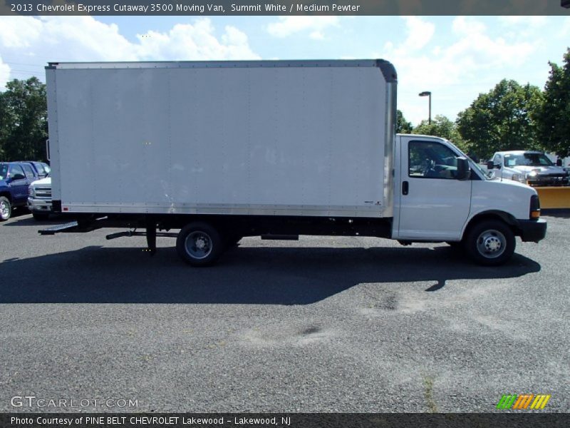 Summit White / Medium Pewter 2013 Chevrolet Express Cutaway 3500 Moving Van