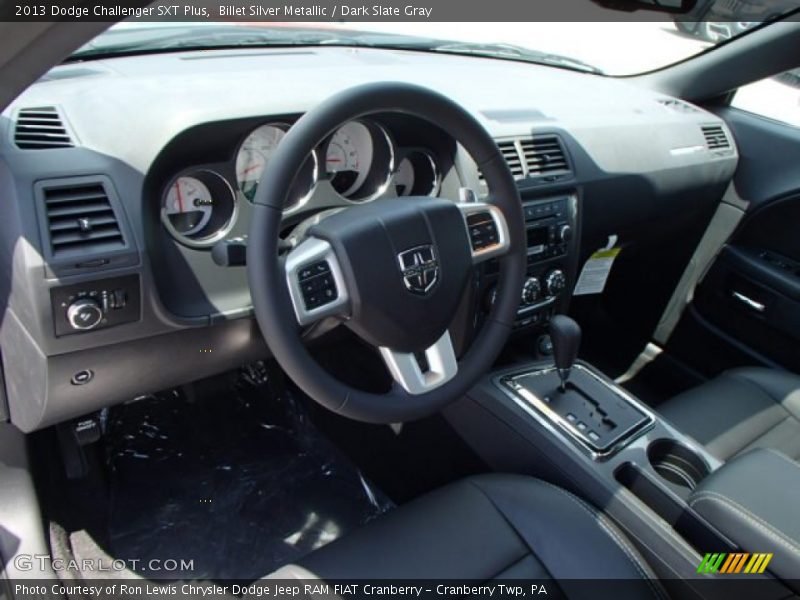 Billet Silver Metallic / Dark Slate Gray 2013 Dodge Challenger SXT Plus