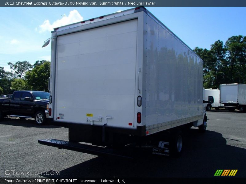 Summit White / Medium Pewter 2013 Chevrolet Express Cutaway 3500 Moving Van