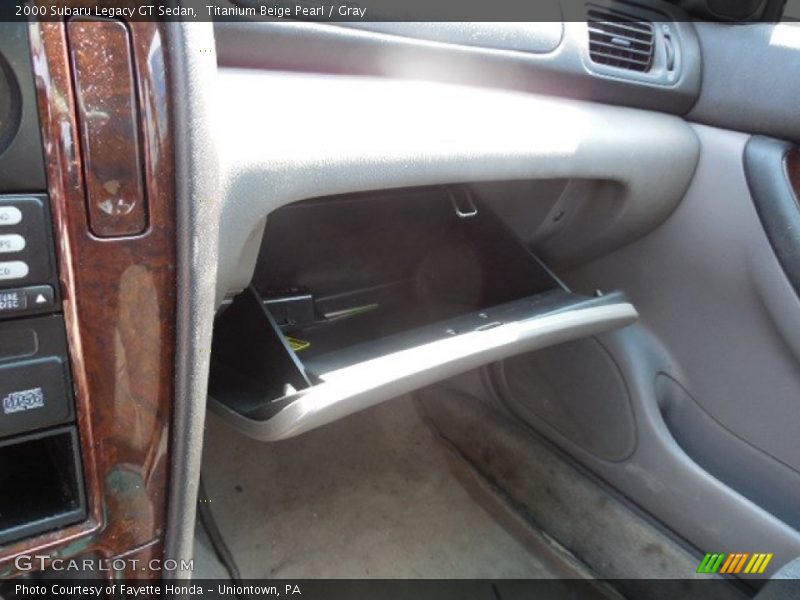 Titanium Beige Pearl / Gray 2000 Subaru Legacy GT Sedan