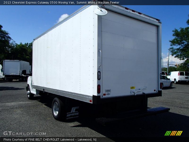 Summit White / Medium Pewter 2013 Chevrolet Express Cutaway 3500 Moving Van