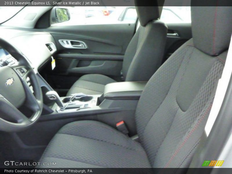 Silver Ice Metallic / Jet Black 2013 Chevrolet Equinox LS