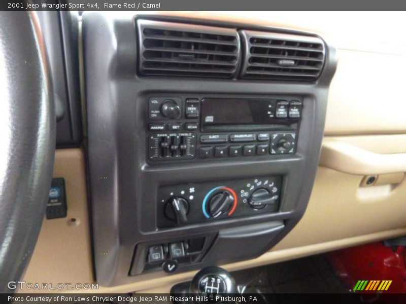 Flame Red / Camel 2001 Jeep Wrangler Sport 4x4