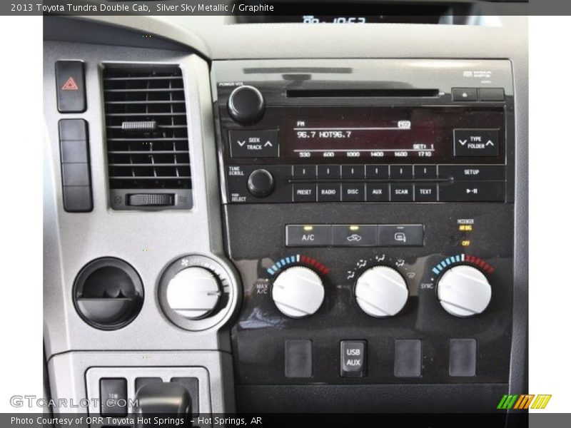 Silver Sky Metallic / Graphite 2013 Toyota Tundra Double Cab