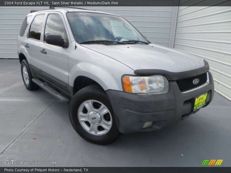 Satin Silver Metallic / Medium/Dark Flint 2004 Ford Escape XLT V6