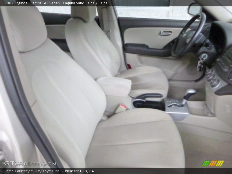 Laguna Sand Beige / Beige 2007 Hyundai Elantra GLS Sedan