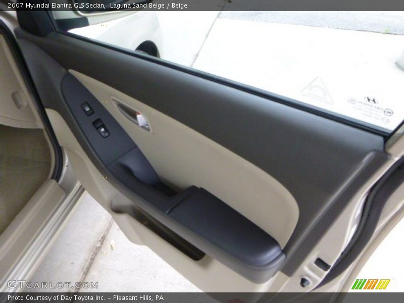Laguna Sand Beige / Beige 2007 Hyundai Elantra GLS Sedan