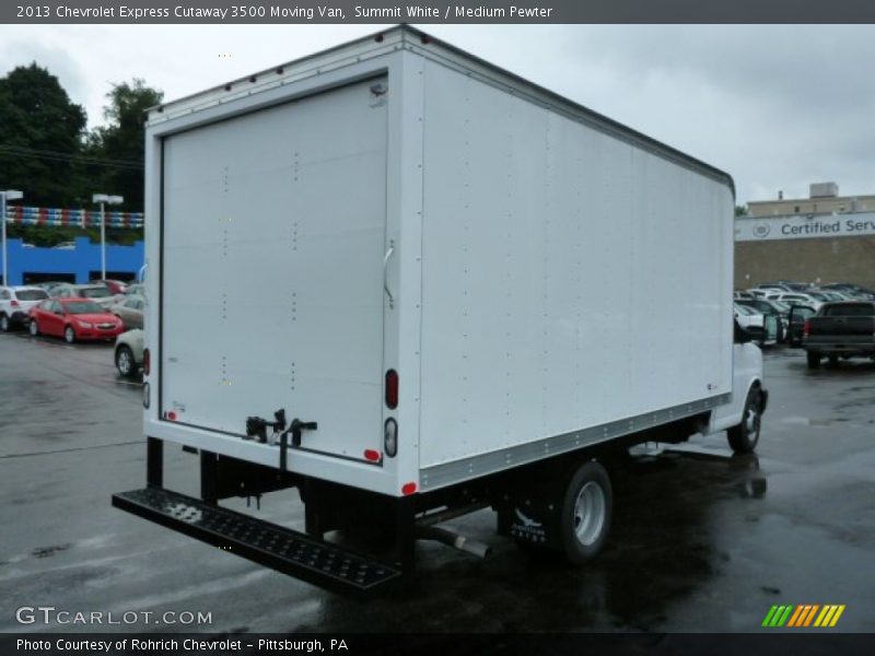Summit White / Medium Pewter 2013 Chevrolet Express Cutaway 3500 Moving Van