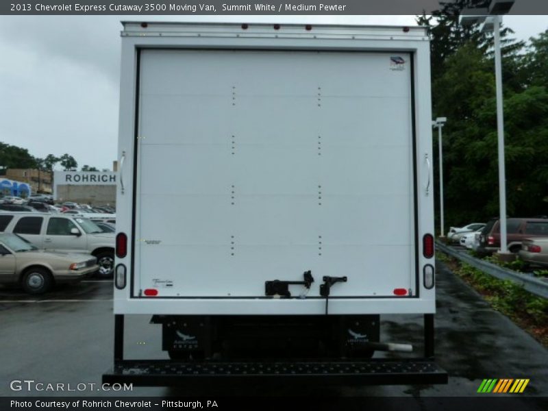 Summit White / Medium Pewter 2013 Chevrolet Express Cutaway 3500 Moving Van