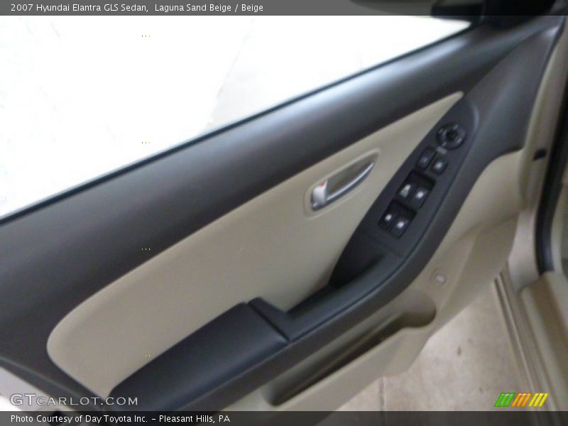 Laguna Sand Beige / Beige 2007 Hyundai Elantra GLS Sedan