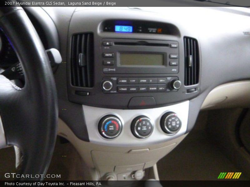 Laguna Sand Beige / Beige 2007 Hyundai Elantra GLS Sedan