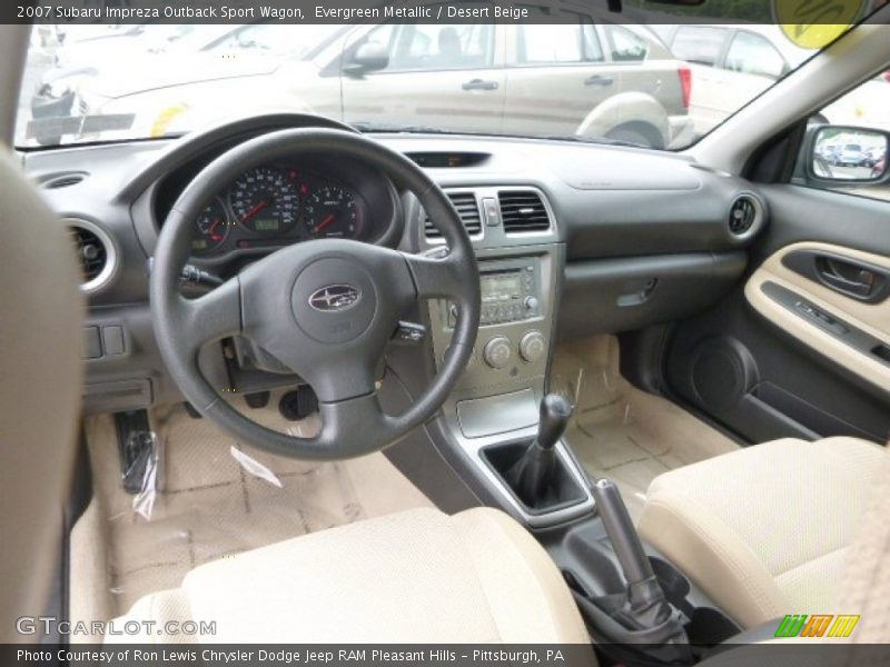 Desert Beige Interior - 2007 Impreza Outback Sport Wagon 