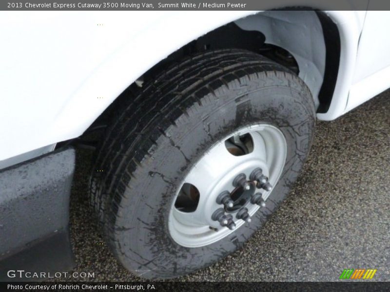 Summit White / Medium Pewter 2013 Chevrolet Express Cutaway 3500 Moving Van